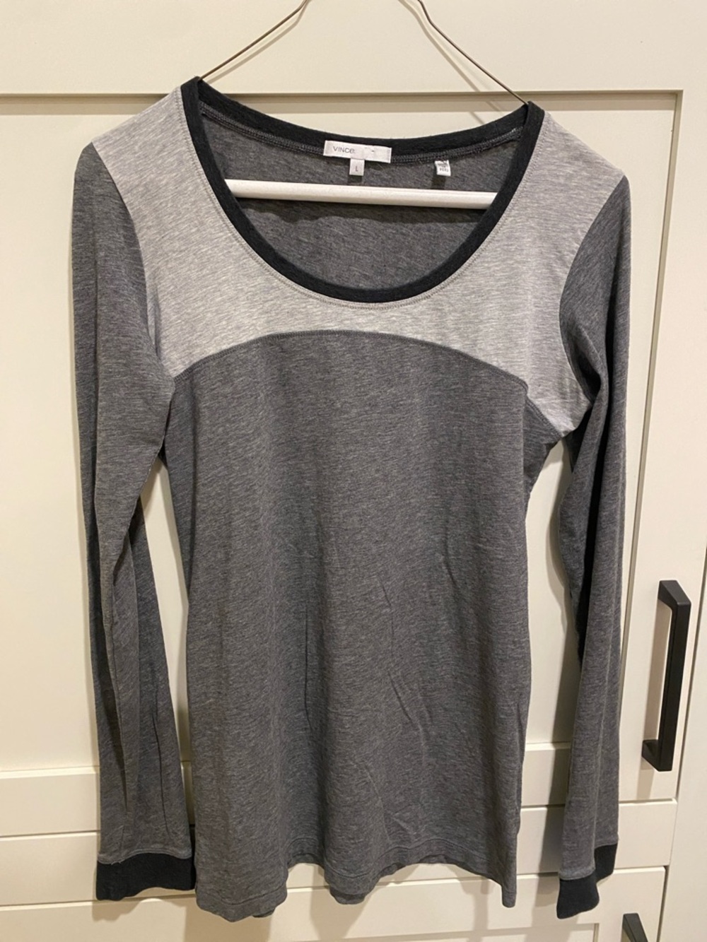 Vince color block top